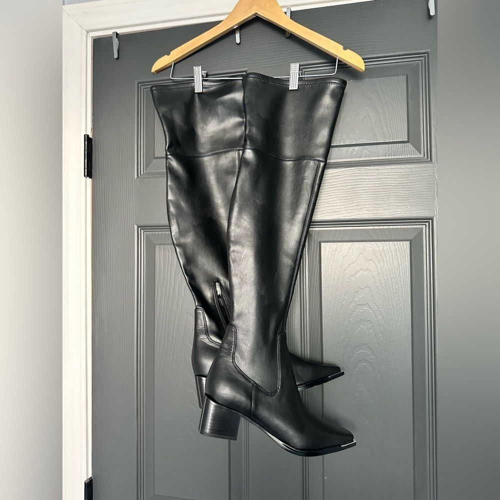 Marc Fisher Noemi Boots Over the Knee Black Size 7.5 - Picture 5 of 6